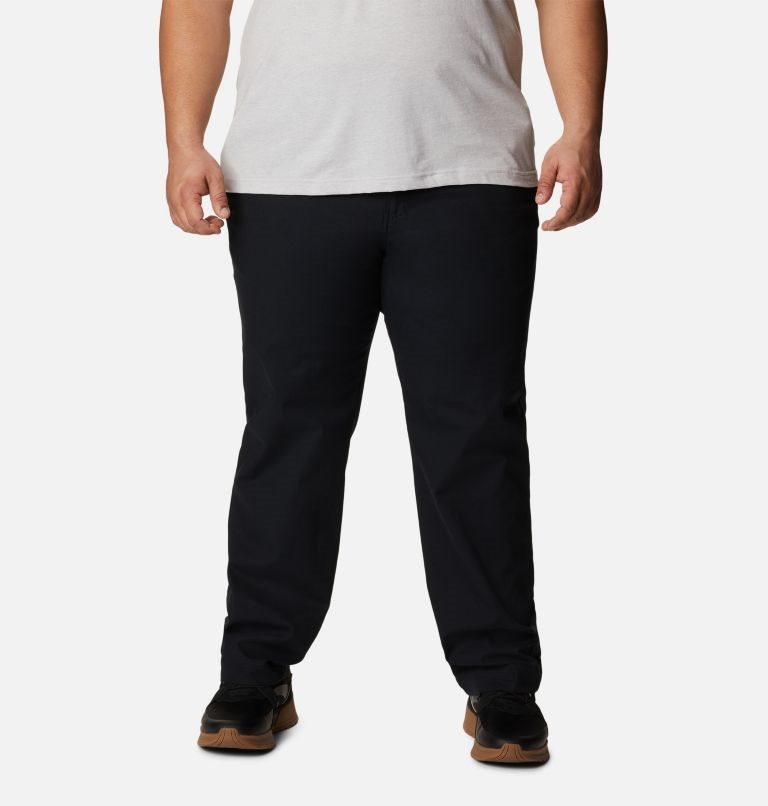 Men\'s Columbia Flex ROC Pants Black | Plus Size CA-ML36A